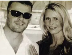 GARY HALLIDAY Behind the lens 2 Gary Halliday with Claudia Schiffer