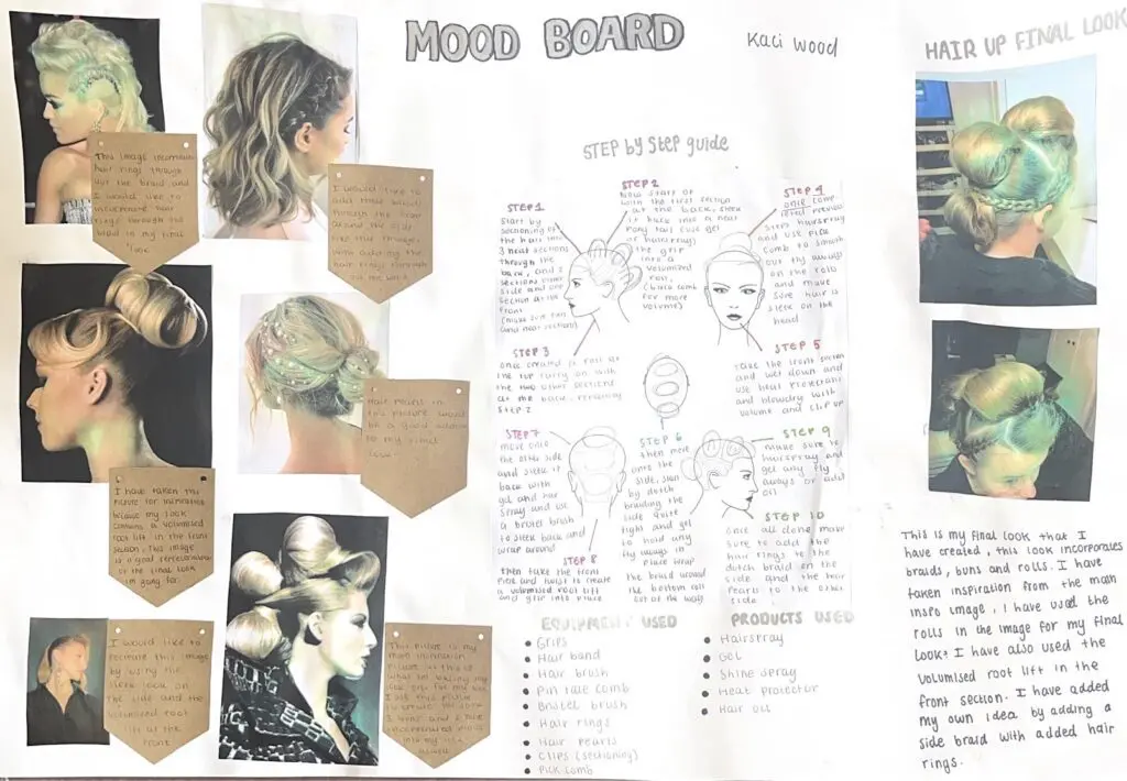 A round up of The Mane Event: Central Hair Competition 2023 5 Kaci Wood Mood Board