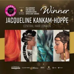 CTG Hair Apprentices Win BIG at Concept Hair Learner of the Year 2021 2 Jacqueline Concept Hair Winner 1 concept hair, learner of the year