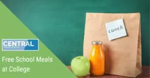 Image of a paper lunch bag for free school lunch blog post