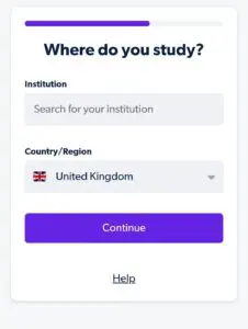 5. Set Country/Region to "United Kingdom"