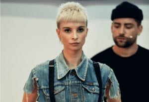 Image of model with short pixie blonde hair done by former CHA apprentice Tyler Peters