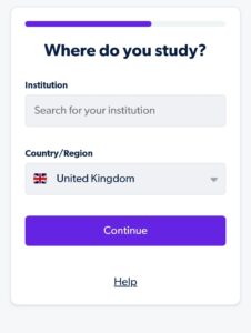5. Set Country/Region to "United Kingdom"